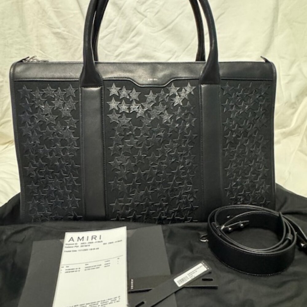 Amiri - Stars Weekender Bag (Black)